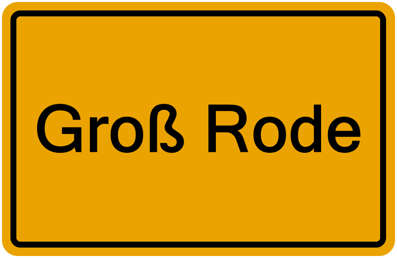 Handelsregisterauszug Groß Rode